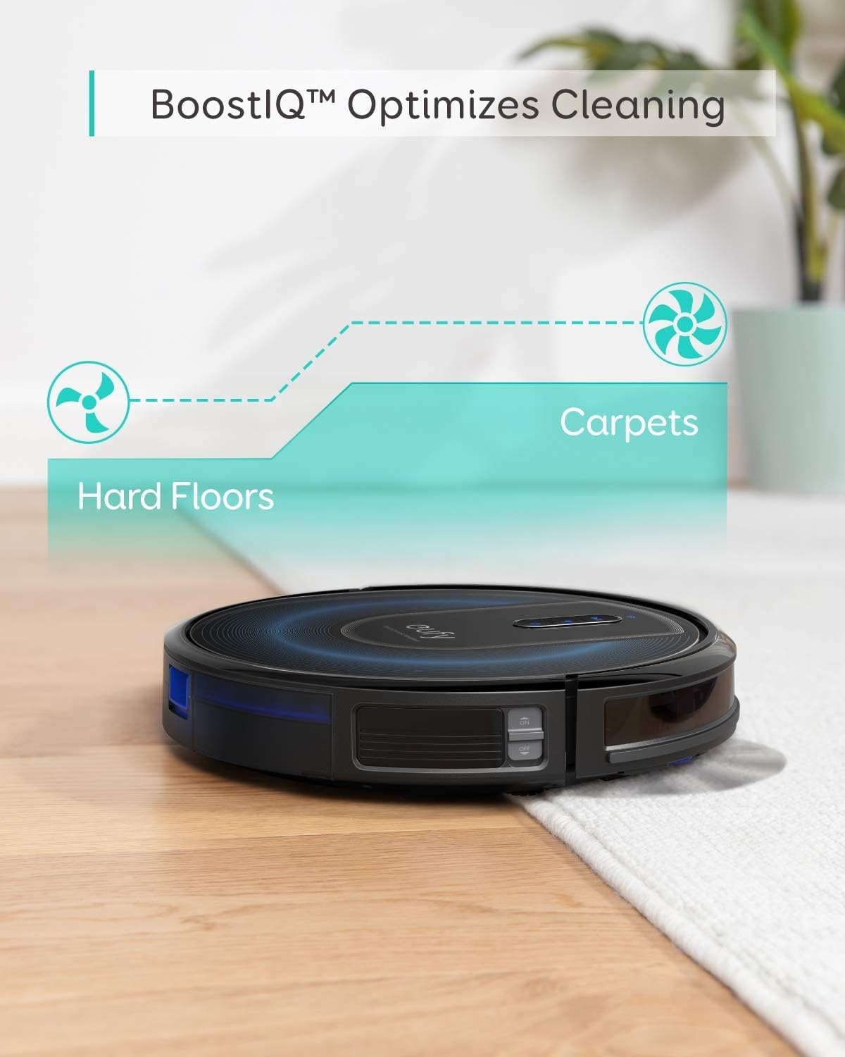eufy RoboVac G30 Robot Vacuum Cleaner with Wi-Fi Dynamic Navigation 2.0 (Alexa).