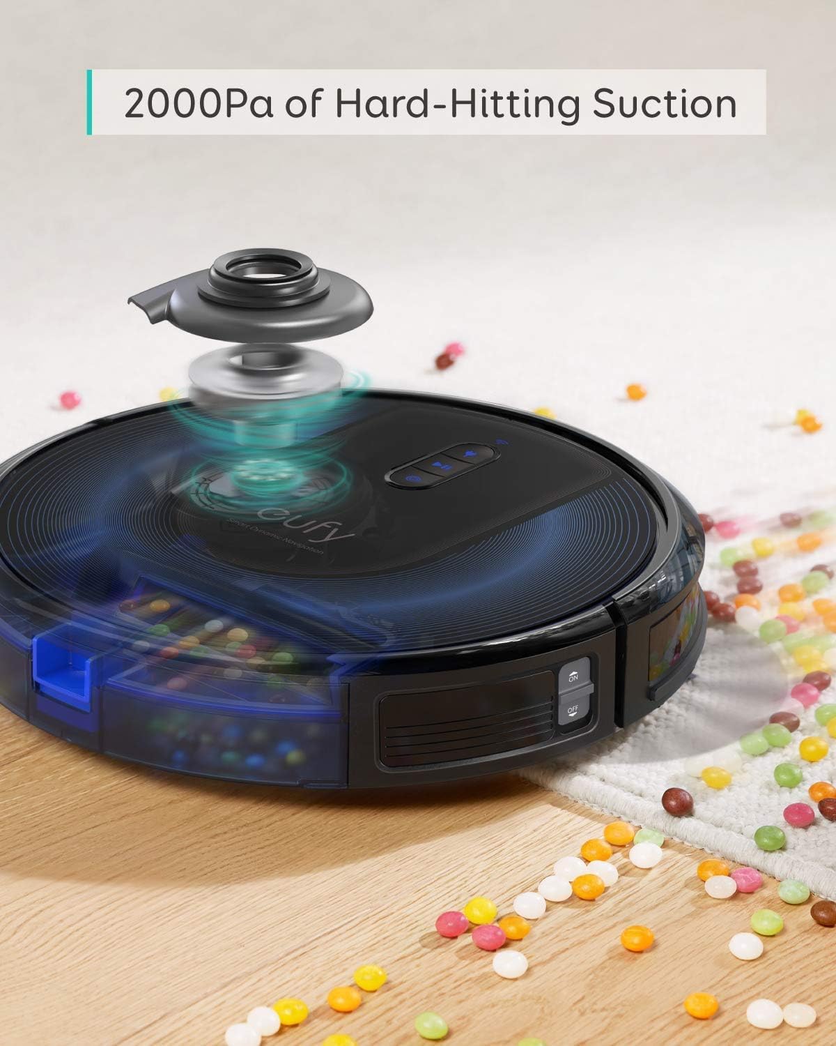 eufy RoboVac G30 Robot Vacuum Cleaner with Wi-Fi Dynamic Navigation 2.0 (Alexa).