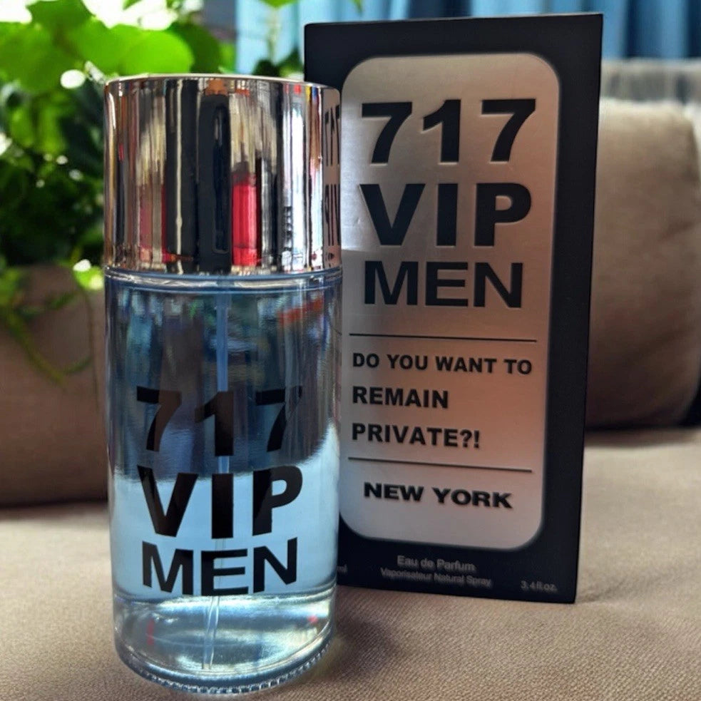 717 Vip Men 3.4 Oz. Men Cologne Eau De Parfum Long Lasting Natural Spray