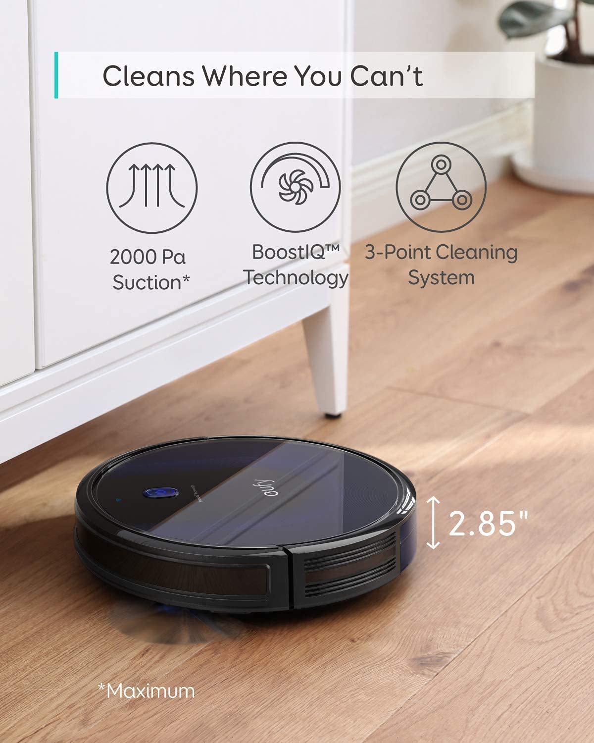 eufy 15C Max Robot Vacuum Cleaner Self-Charging 1300Pa Automatic Sweeper ( New )
