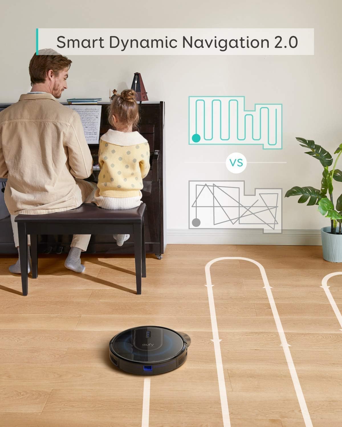 eufy RoboVac G30 Robot Vacuum Cleaner with Wi-Fi Dynamic Navigation 2.0 (Alexa).
