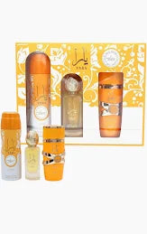 Lattafa Yara Tous 3 Pec Gift Set Eau De PArfum 3.4FL.OZ, deoderant 6.67FL.OZ & Hair Mist
