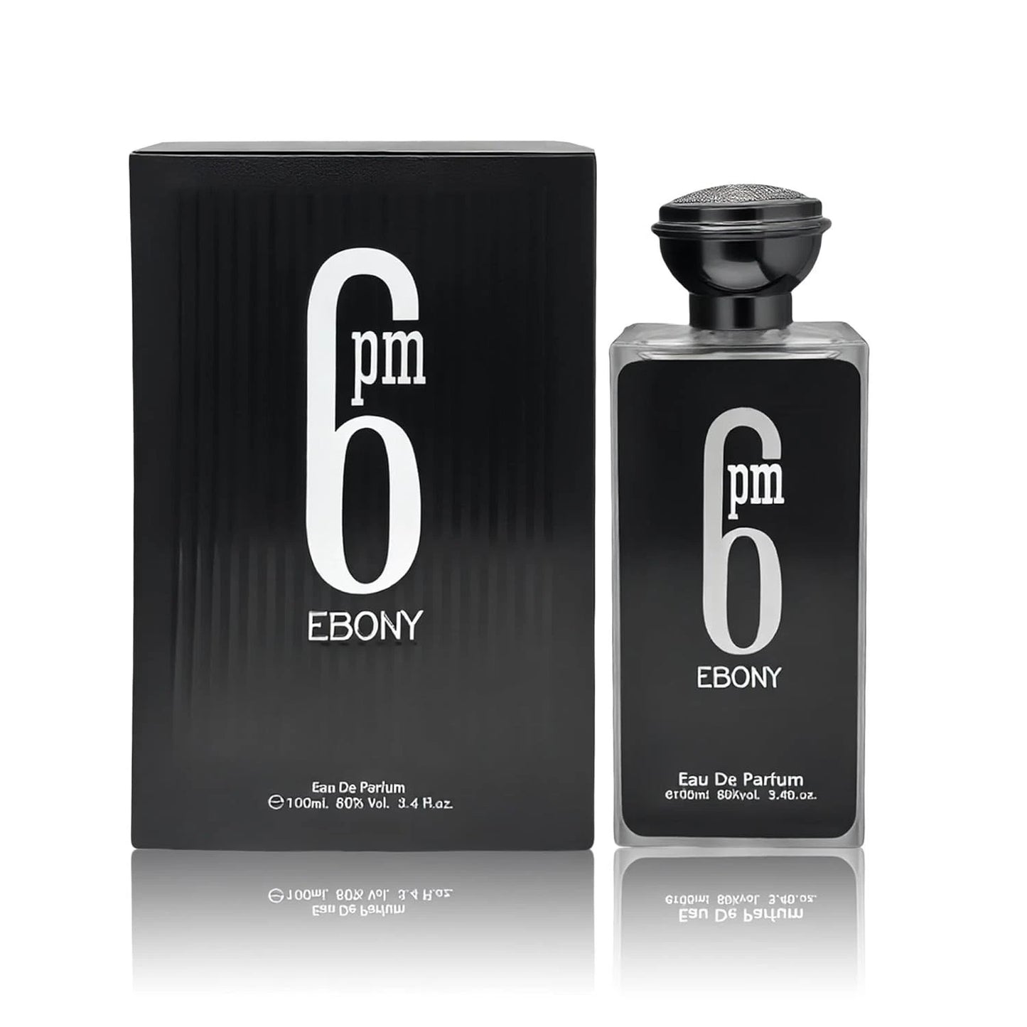 6PM EBONY Spray Perfume - Eau De Parfum for Men - 100ml / 3.4 fl.oz