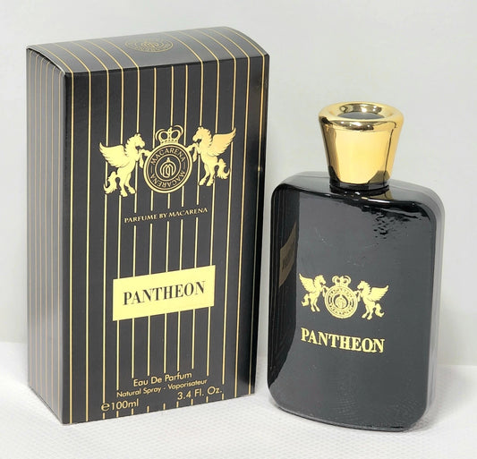 PANTHEON BY MACARENA 3.4 FL.OZ 100 ML EAU DE PARFUM SPRAY FOR MEN IN A BOX