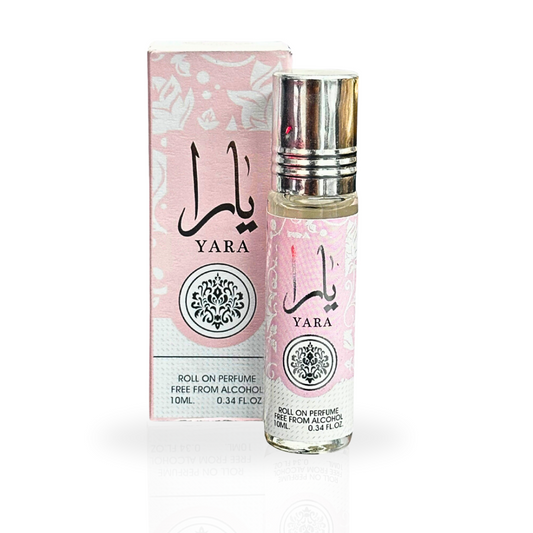 Yara Roll On Perfume Oil CPO 10ml (0.34 Ounce) Travel Size by Lattafa