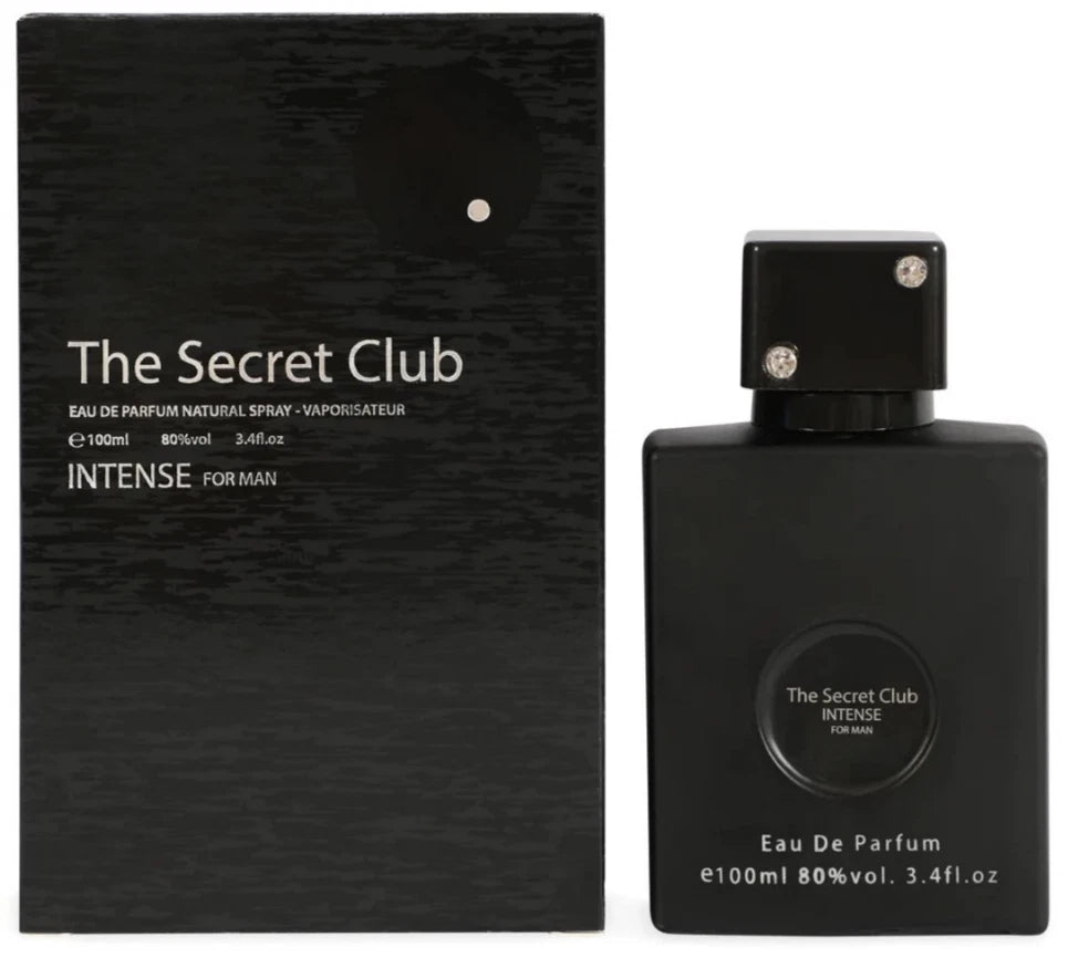 The Secret Club Intense Cologne For Men EDP By Secret Plus Spray Fragrance
