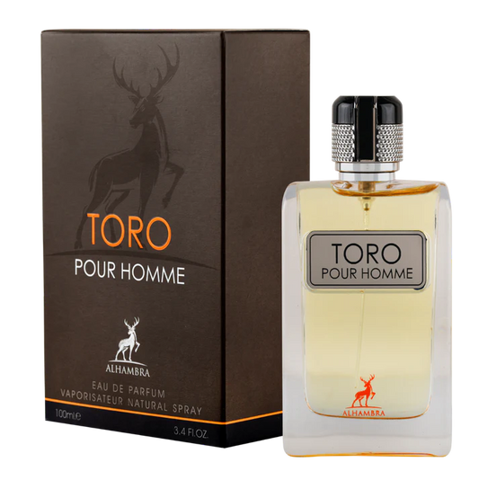 TORO POUR HOMME BY MASON ALHAMBRA EAU DE PARFUM NATURAL SPRAY 100ML